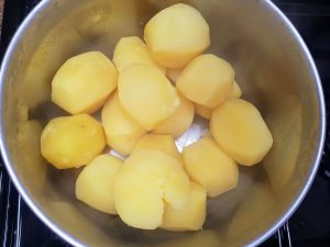 odcedzone ziemniaki