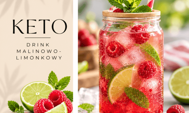 Keto Drink na Lato: Malinowo-Limonkowe Orzeźwienie