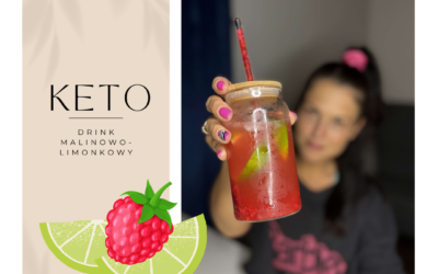 Keto Drink na Lato: Malinowo-Limonkowe Orzeźwienie