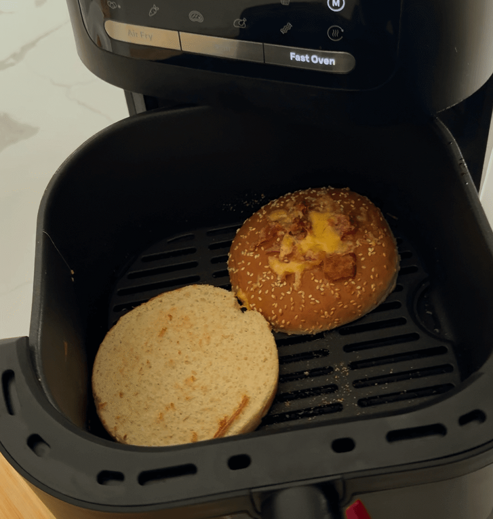 bułka do burgera drwala z air fryera