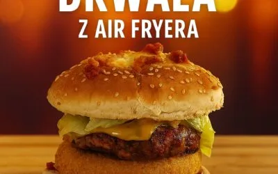 Domowy Burger Drwala z Air Fryera