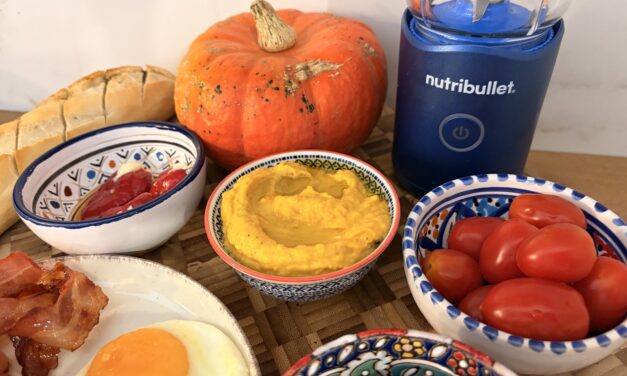 Dyniowy hummus w 60 sekund. Jesienna przekąska z nutribullet flex